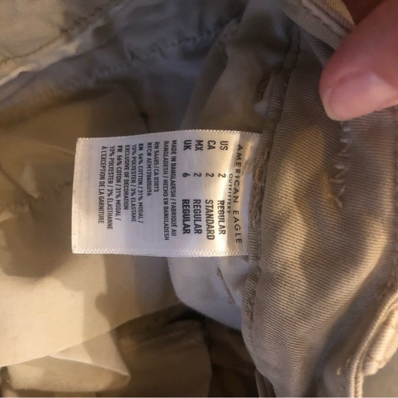Bundle of 4 pairs American Eagle uniform khakis, Size 2. - Picture 9 of 9